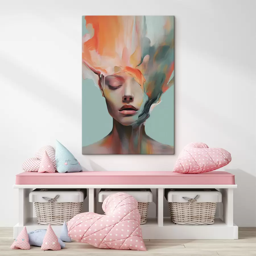 Paveikslėlis Abstraktus merginos portretas s47389