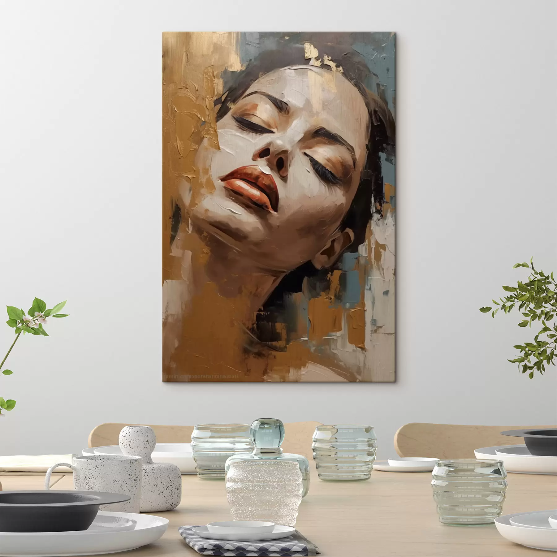 Paveikslėlis Abstraktus merginos portretas s47392