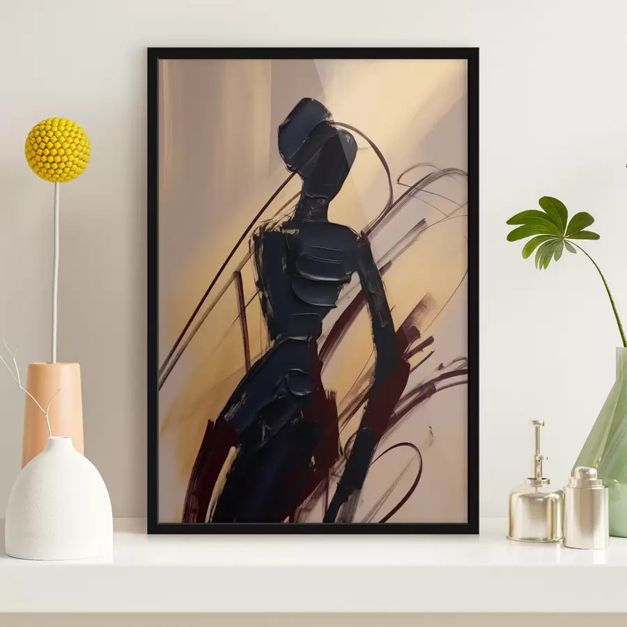 Fototapetai Abstraktus siluetas f47345