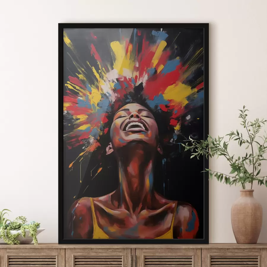 Fototapetai Spalvingas dažų sprogimas f47368