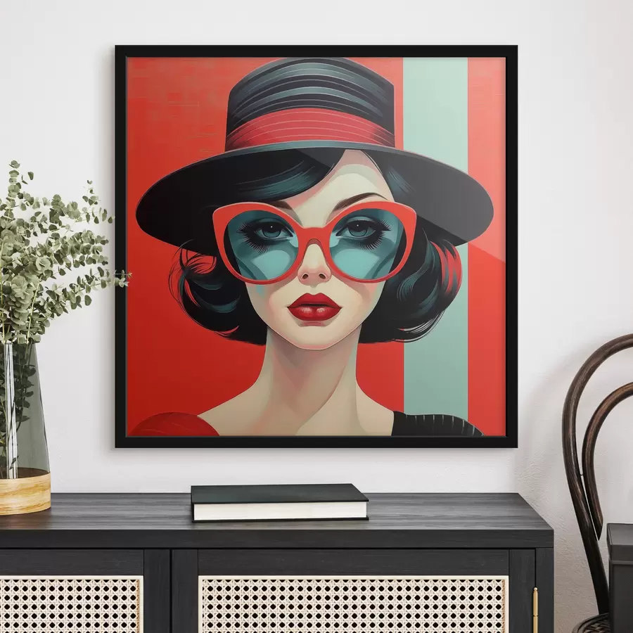 Fototapetai Pop meno mergina f47384