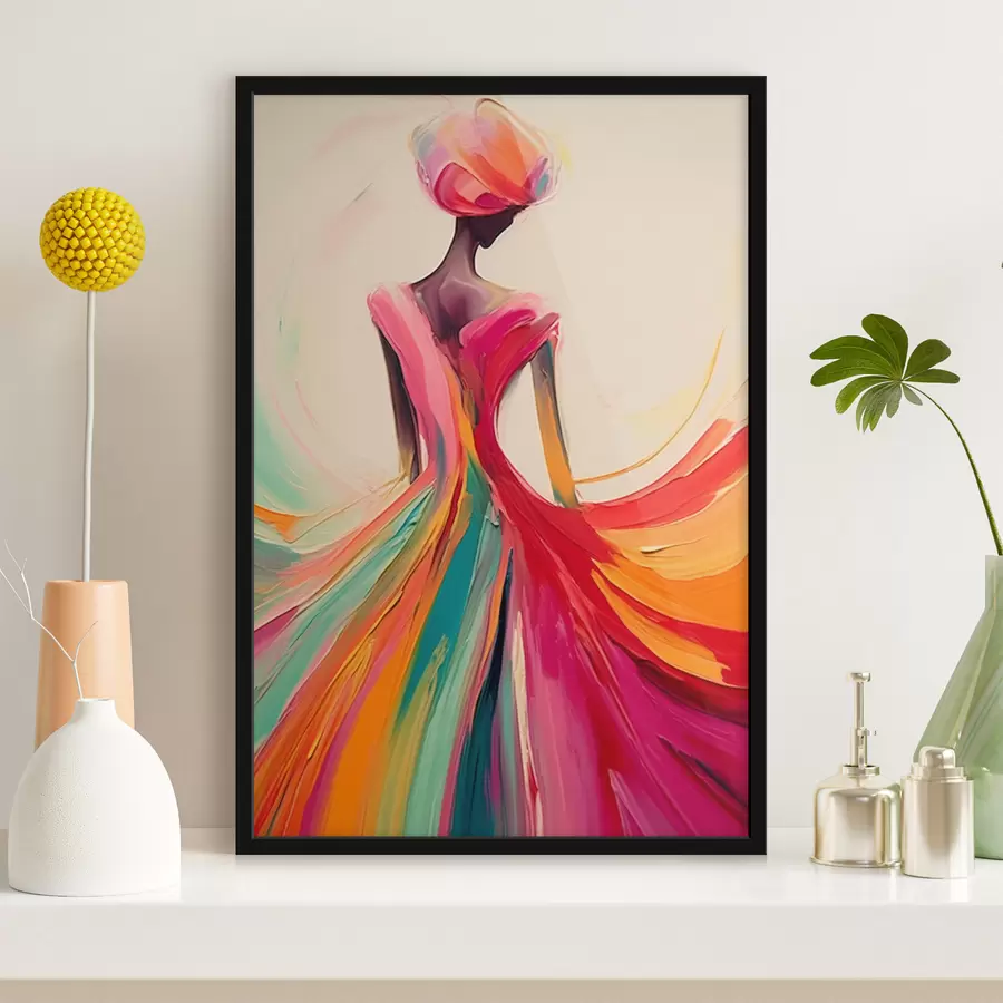 Fototapetai Abstrakti mergina f47400