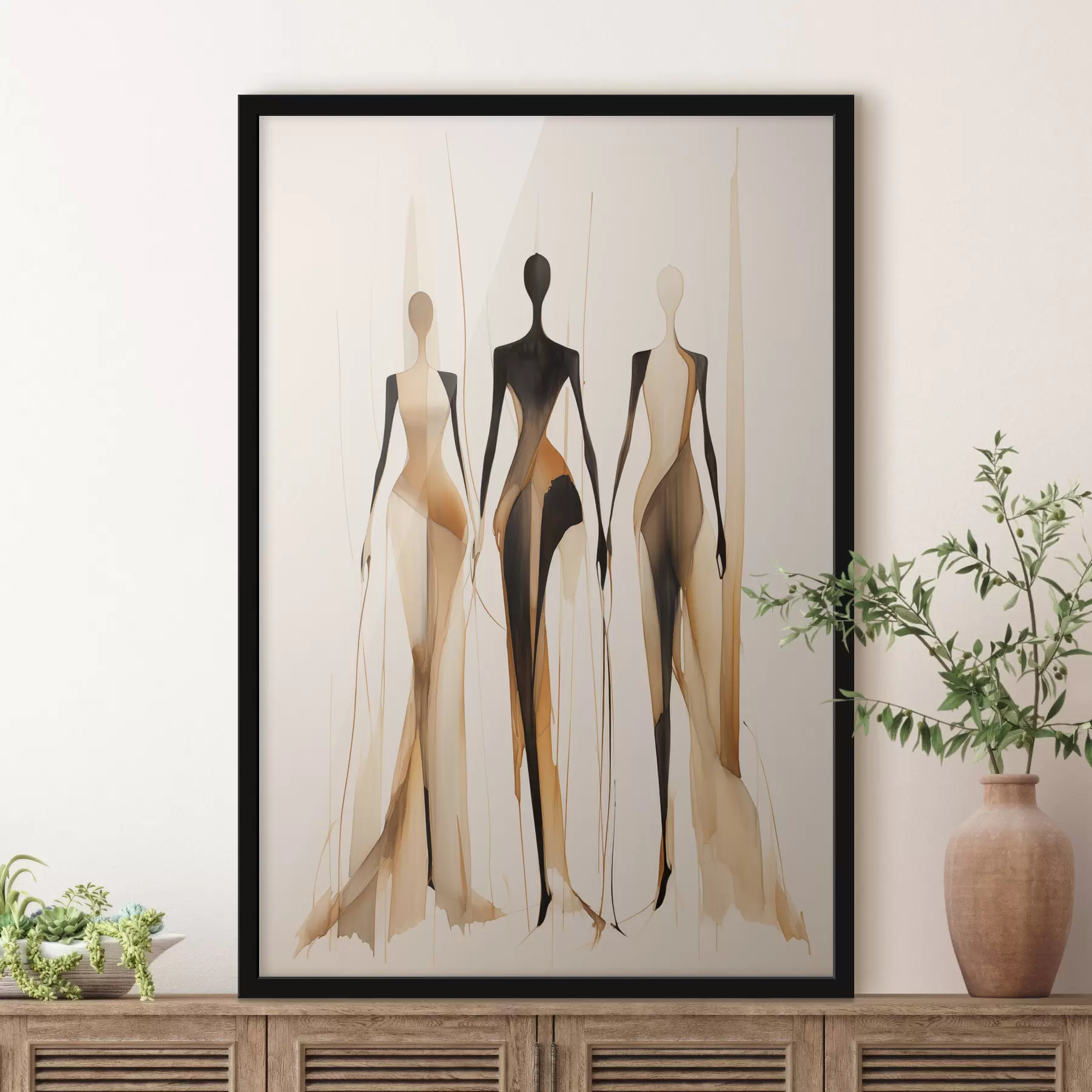 Fototapetai Trys siluetai f47401