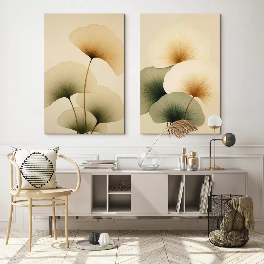 Paveikslėlis Ginkmedžio lapai m01213