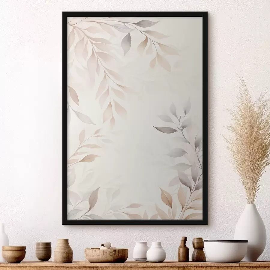 Fototapetai Subtilūs šviesūs šakos f47504