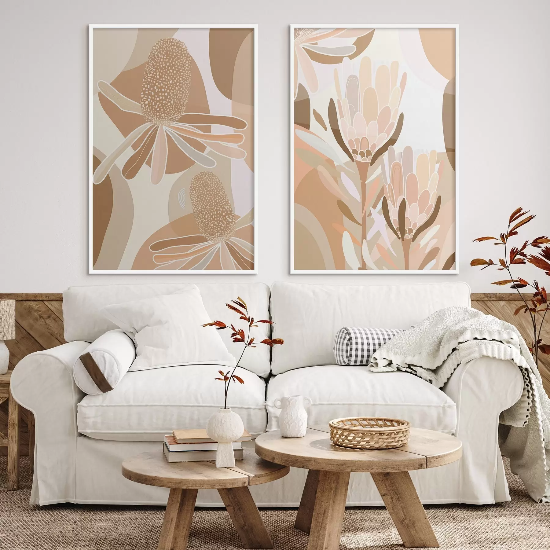 Fototapetai Abstrakčios gėlės d01107