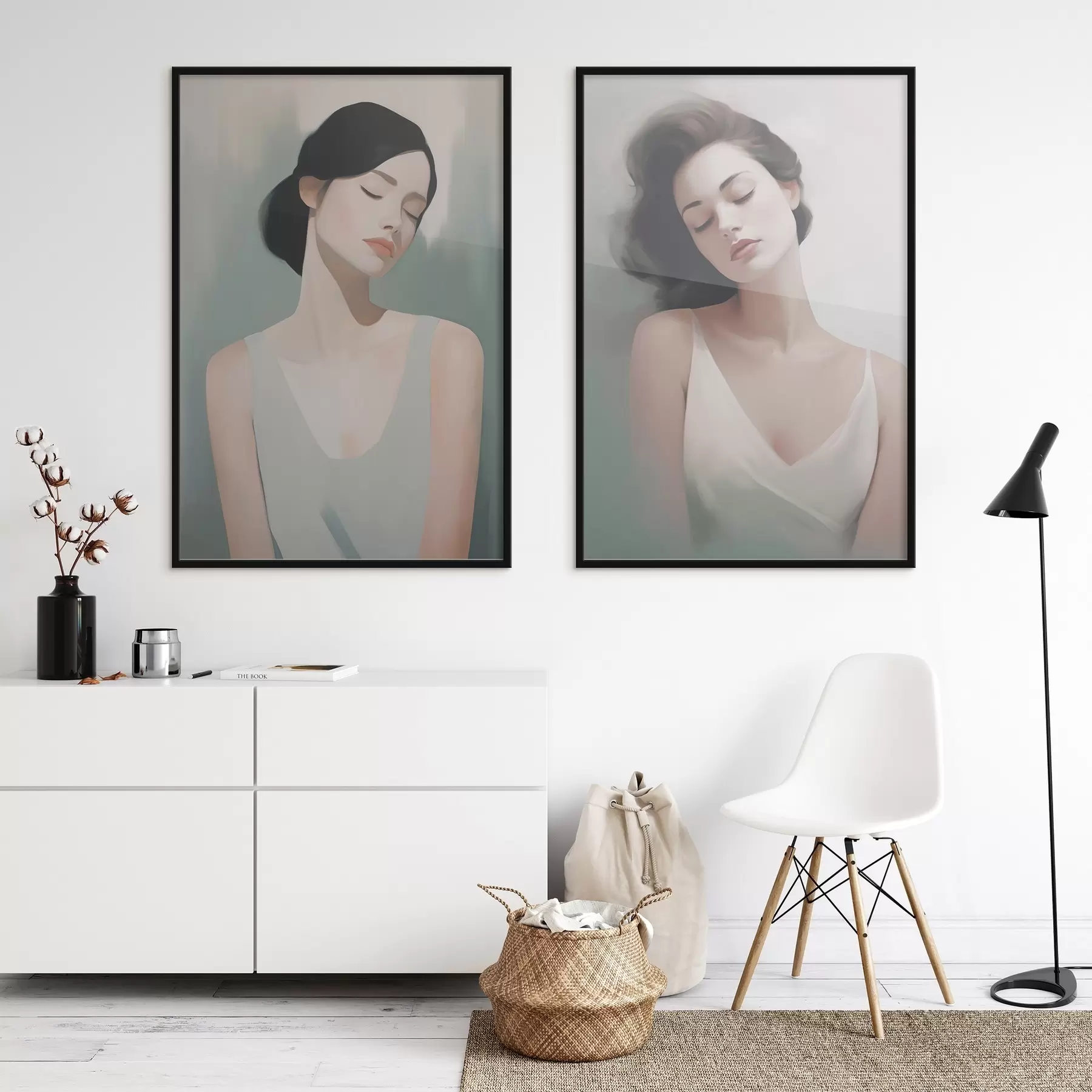 Fototapetai Mergina su užmerktomis akimis d01188