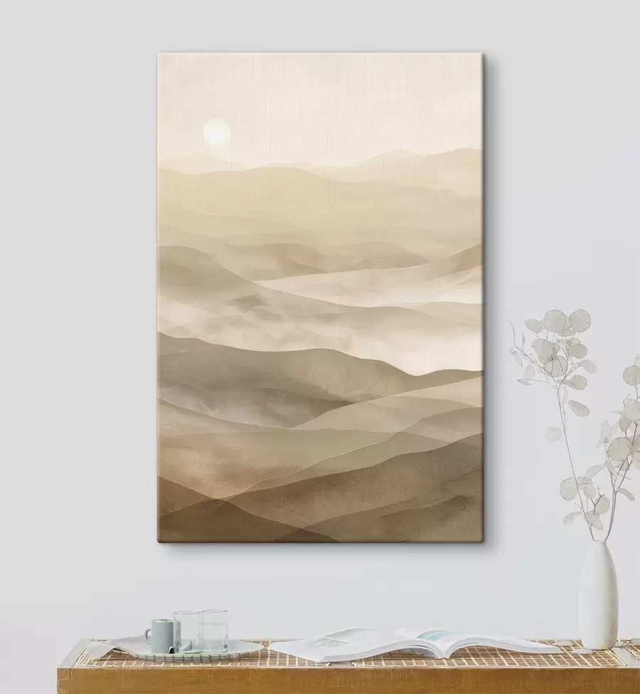 Paveikslėlis Šviesių tonų kalnai, akvarelės imitacija s47638