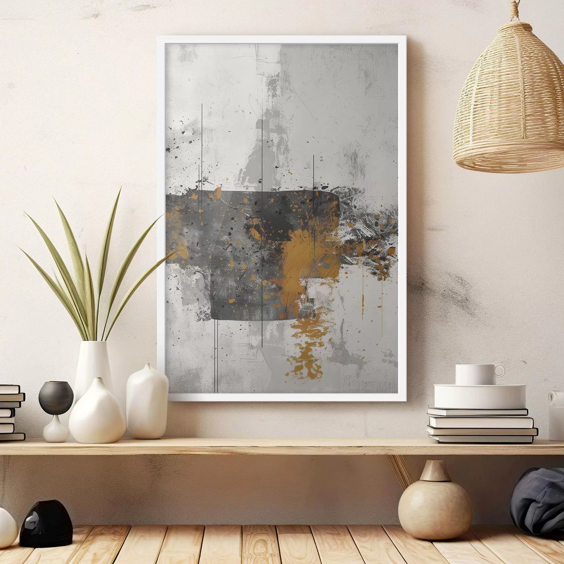 Fototapetai Abstraktus, purslai, dažų imitacija ant betono fono f47637