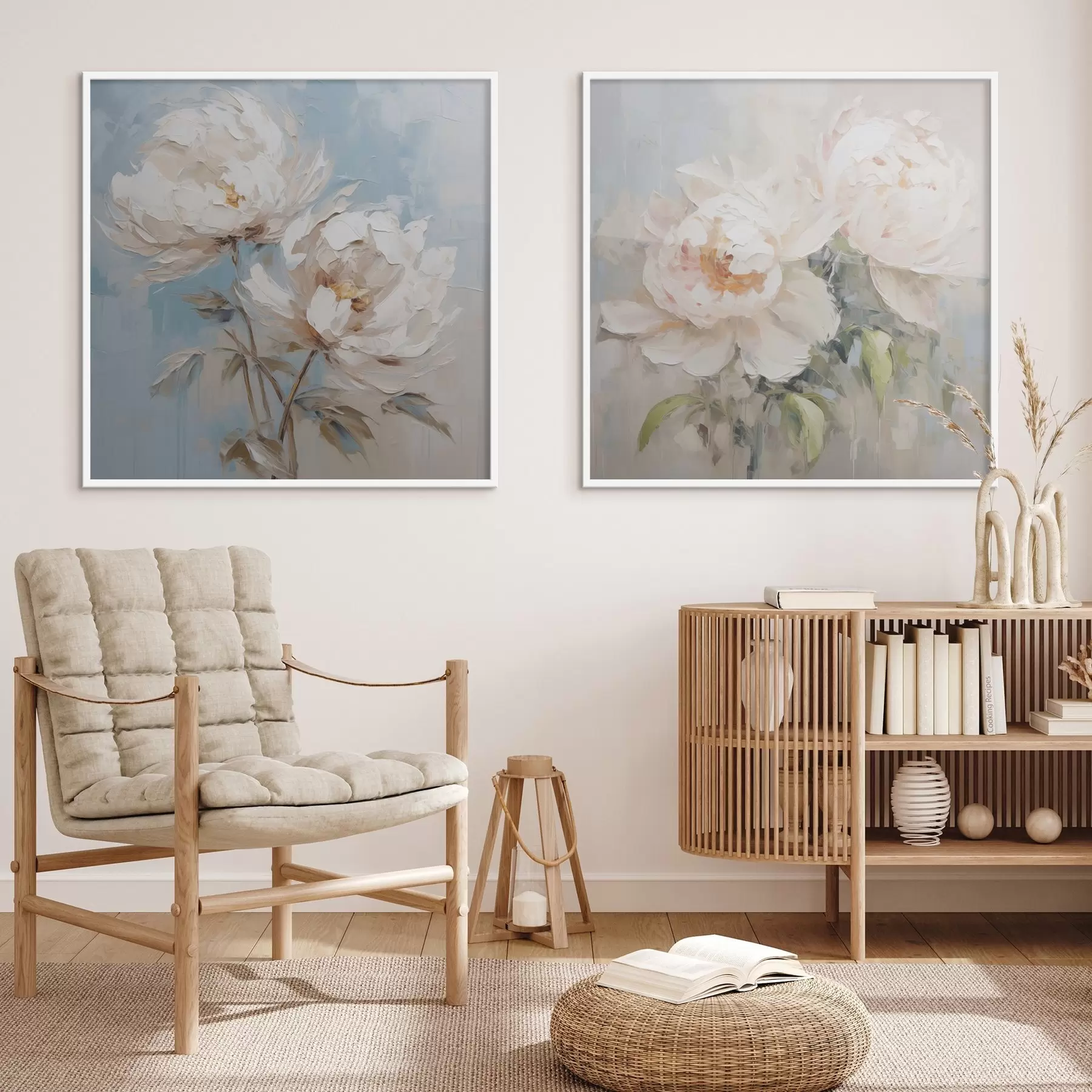 Fototapetai Bijūnų imitacijos tapyba d00665