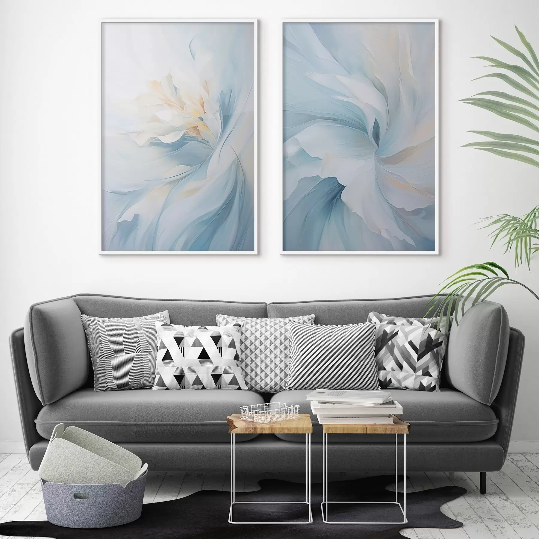 Fototapetai Abstrakčios, subtilios, permatomos žiedlapių sūkuriai, apgaubti švelniu apšvietimu ir tapybiška tekstūra. d01244