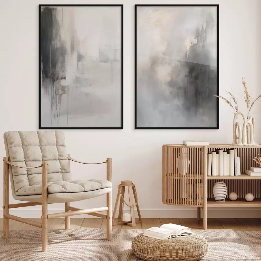 Fototapetai Abstrakčioji kompozicija neutraliomis spalvomis d01216