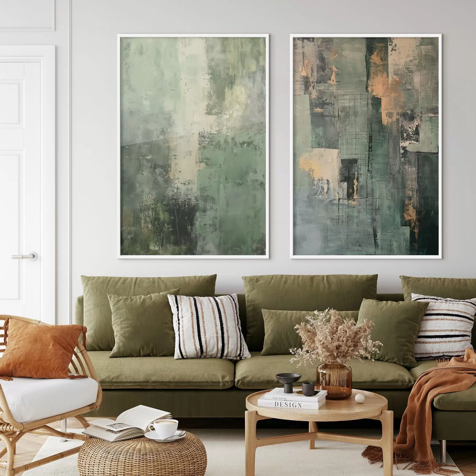 Fototapetai Žalioji abstrakcija d01230