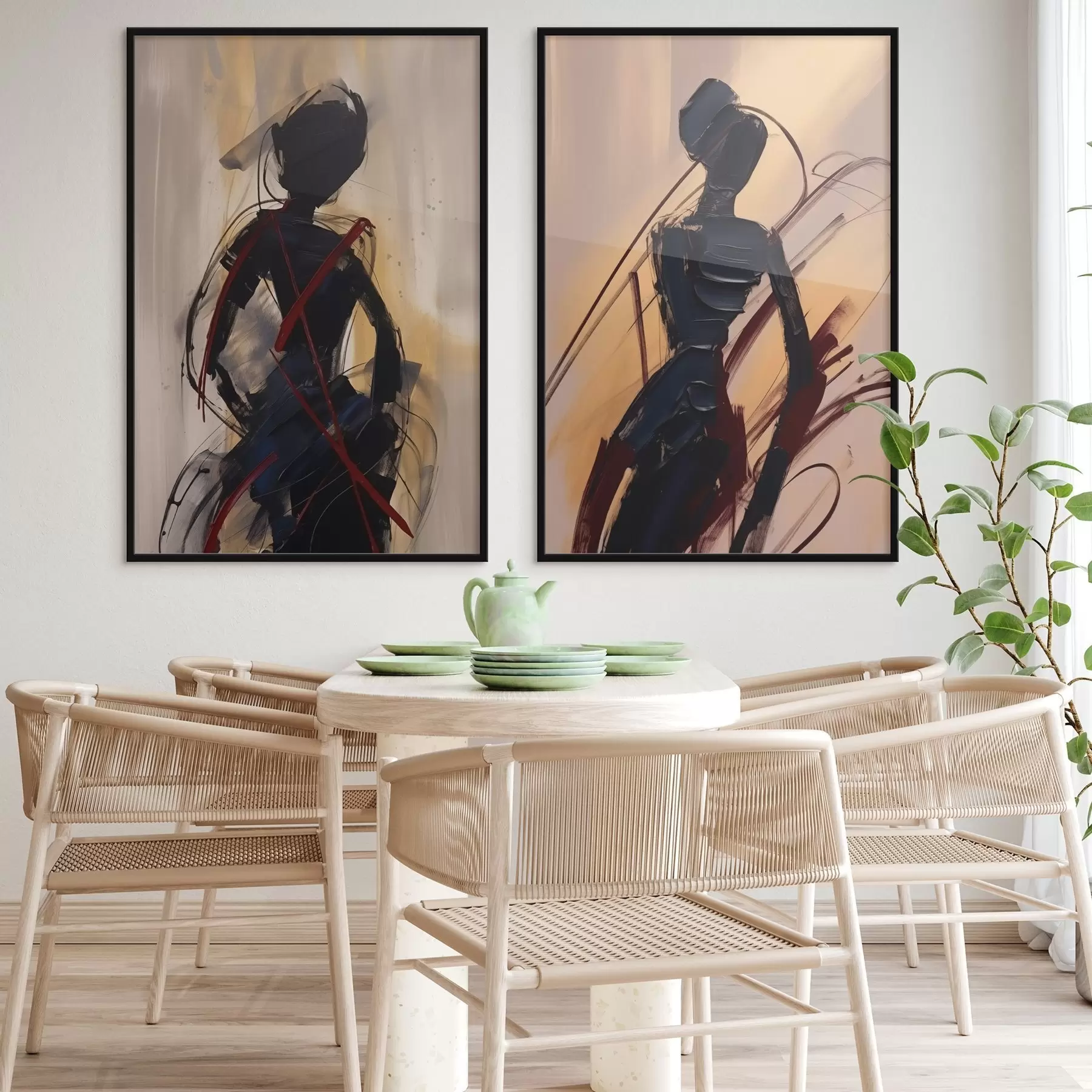 Paveikslėlis Abstraktūs siluetai d01194