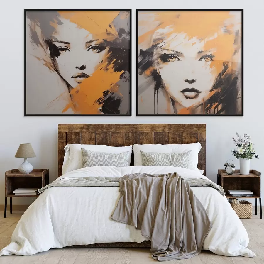 Fototapetai Abstrakčios portretai d01197