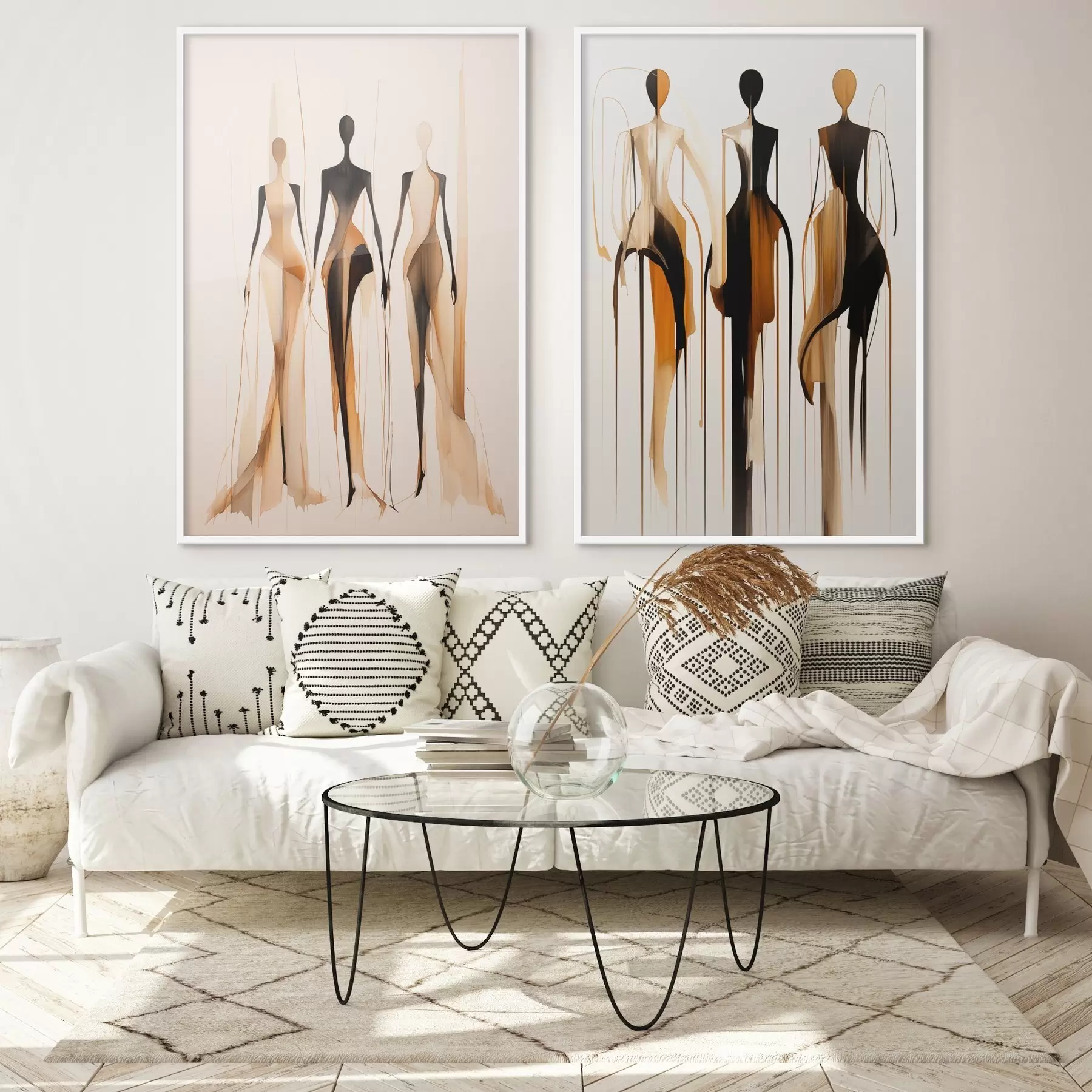 Fototapetai Abstraktūs siluetai d01214