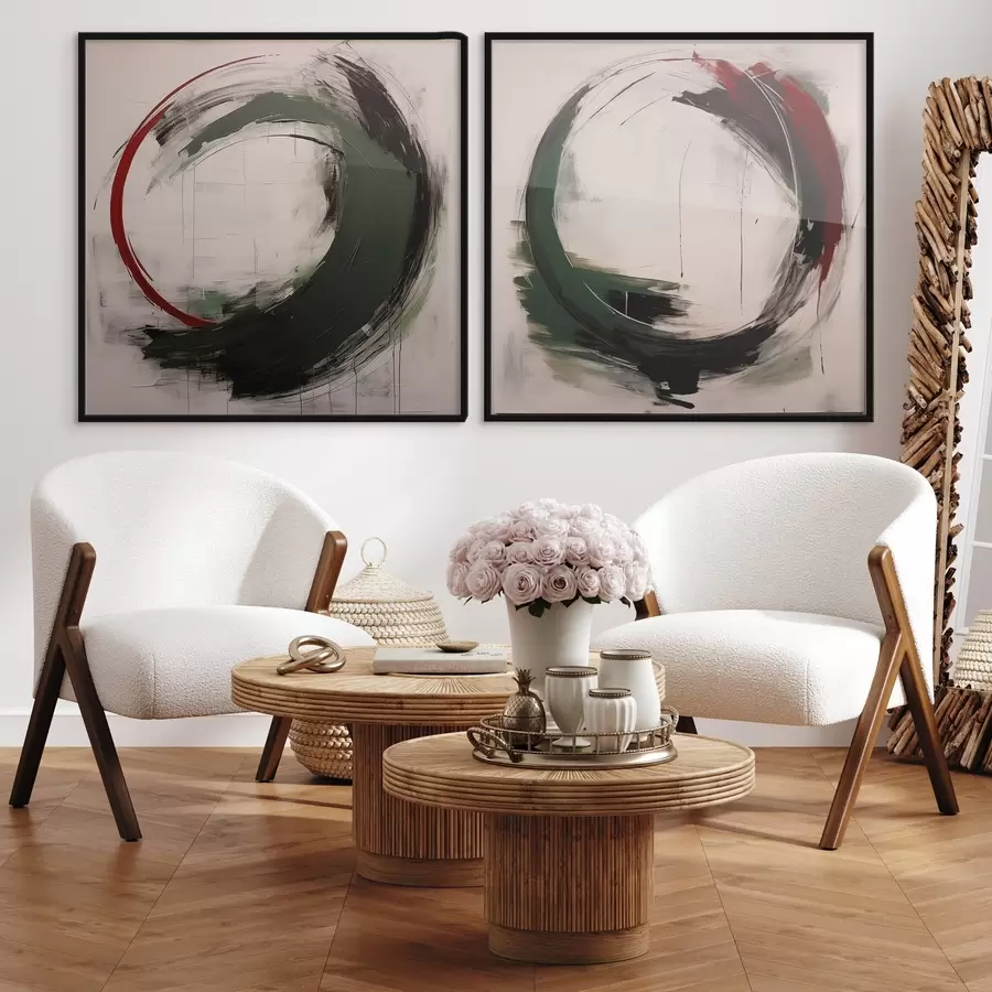 Fototapetai Abstraktūs apskritimai d01207