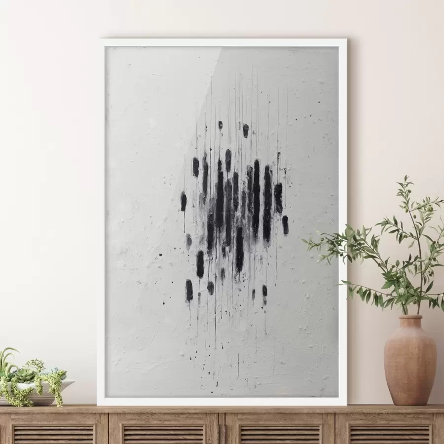 Fototapetai Minimalistinis menas su išraiškingais potėpiais ir neryškiais kraštais modernioje tapybos stiliaus f46957