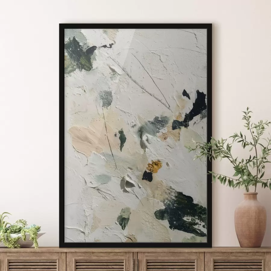 Fototapetai Išraiškinga scena su daugiasluoksne tekstūra ir pastelinės spalvų paletės aliejaus tapybos stiliumi f46961