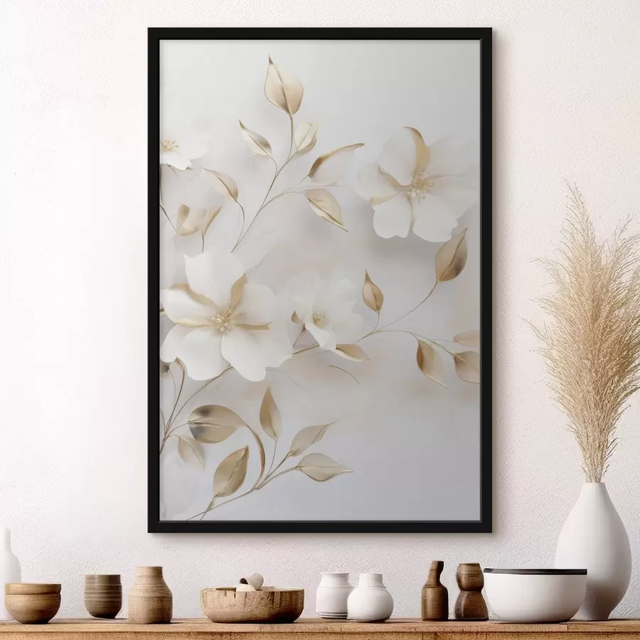 Fototapetai Subtilūs gėlių šakelės f47642