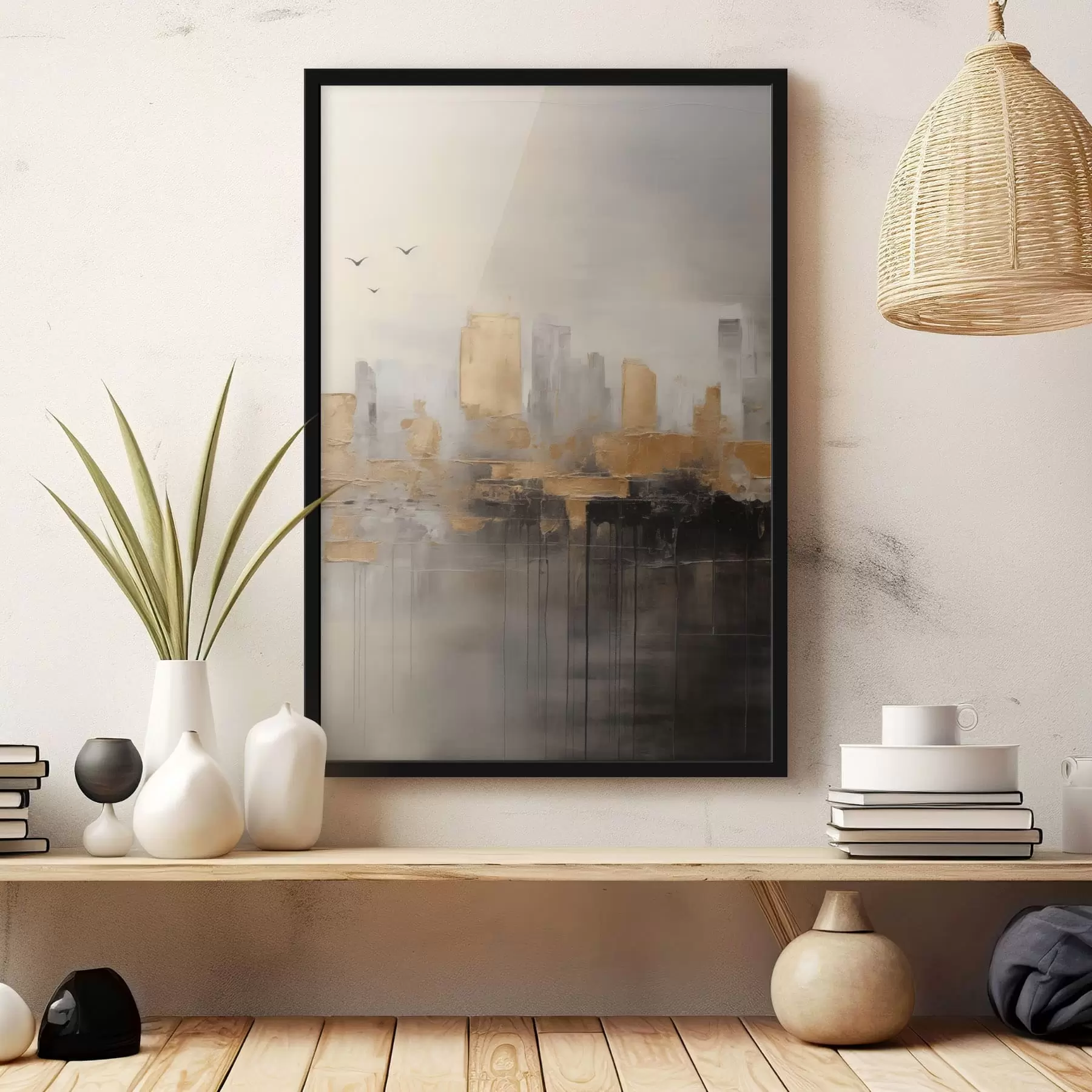 Fototapetai Miestas ramioje šešėlių aplinkoje f47673