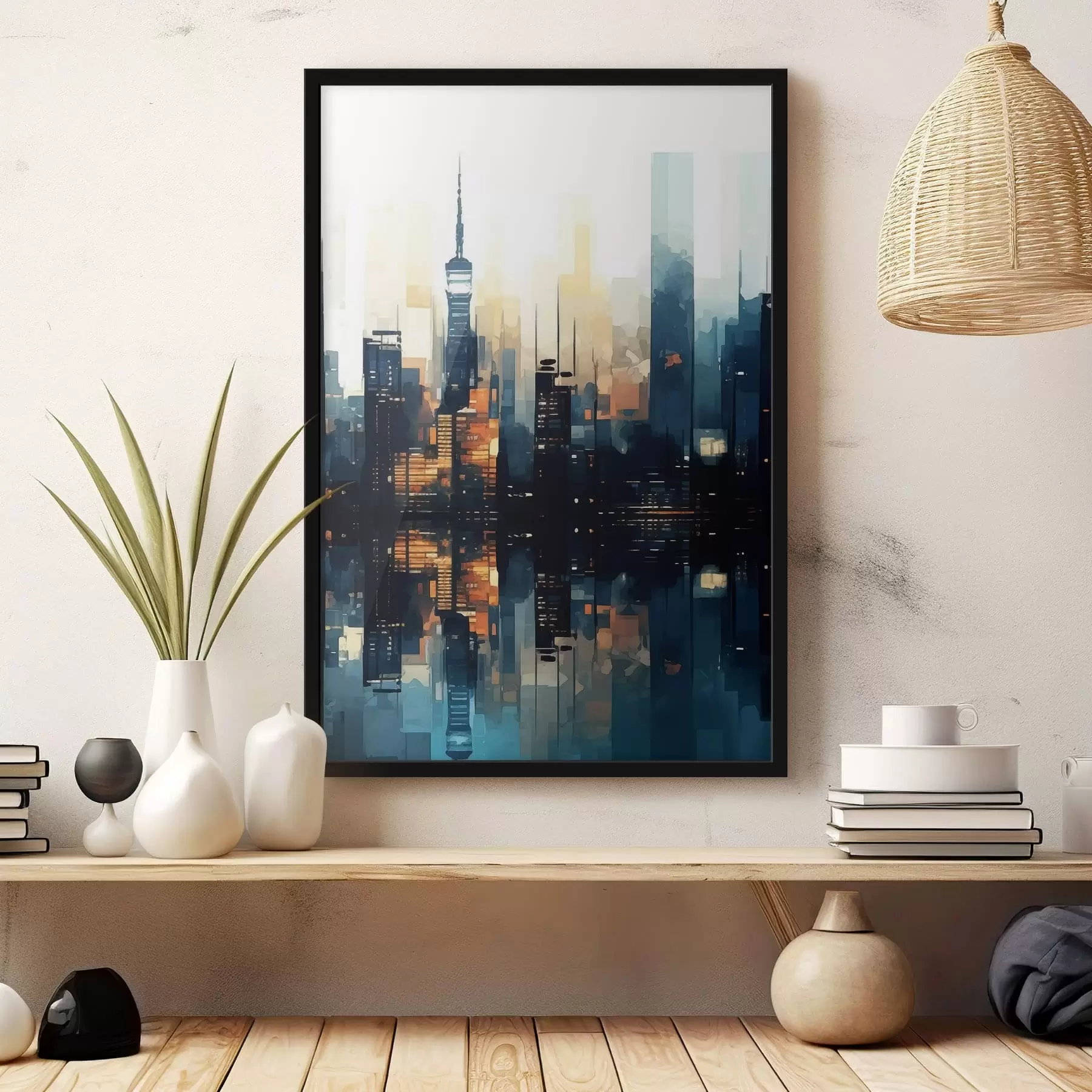 Fototapetai Vakaro saulėlydis didmiestyje f47677