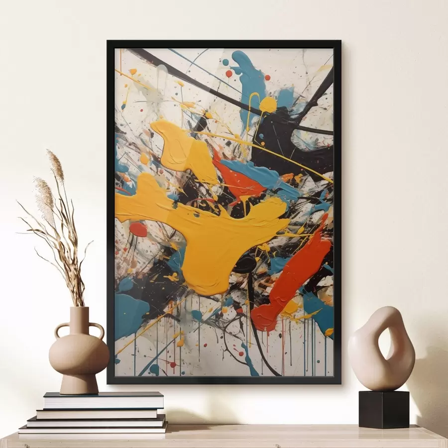 Fototapetai Daugiaspalvės dažai f47684