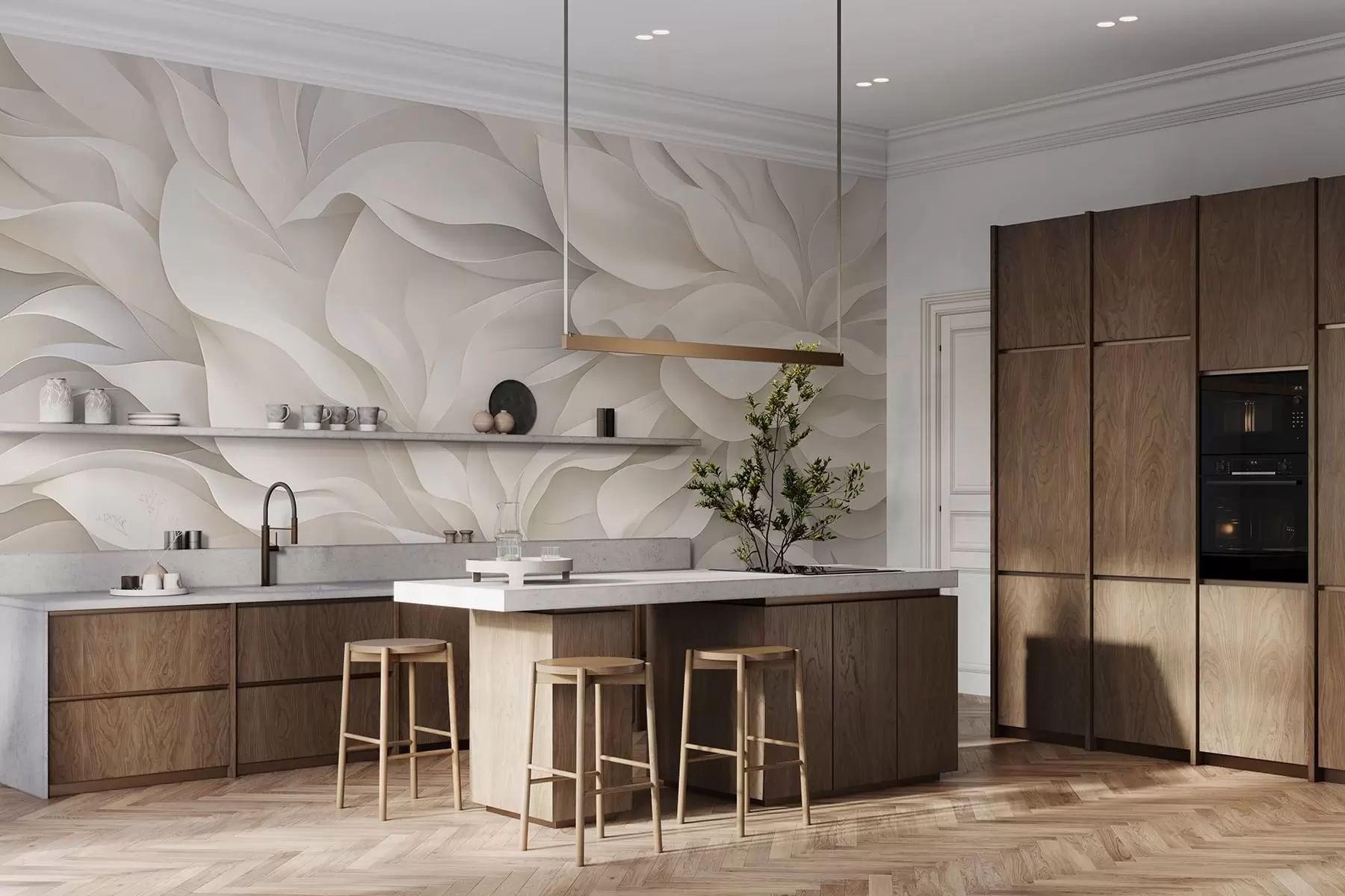 Fototapetai Elegantiški žiedlapiai w05168