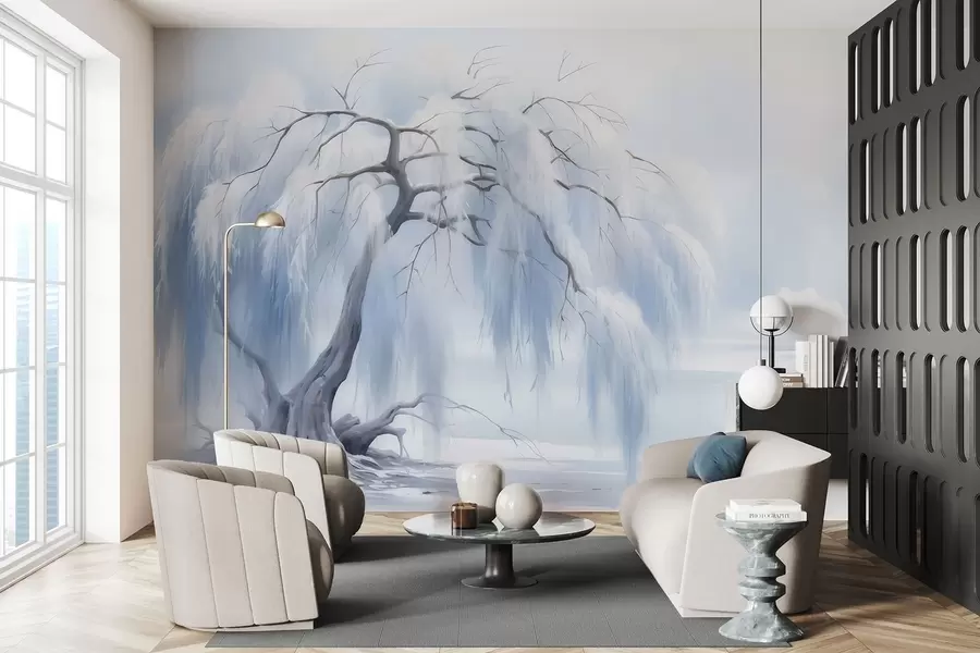 Fototapetai Turtingai nudažytas medis w05179