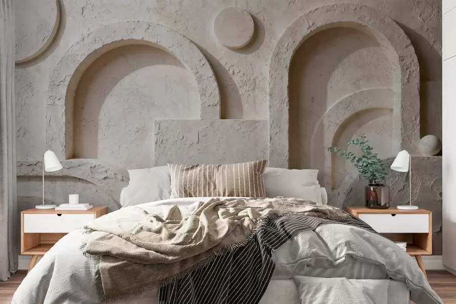 Fototapetai Tūrinė geometrija iš betono w05186