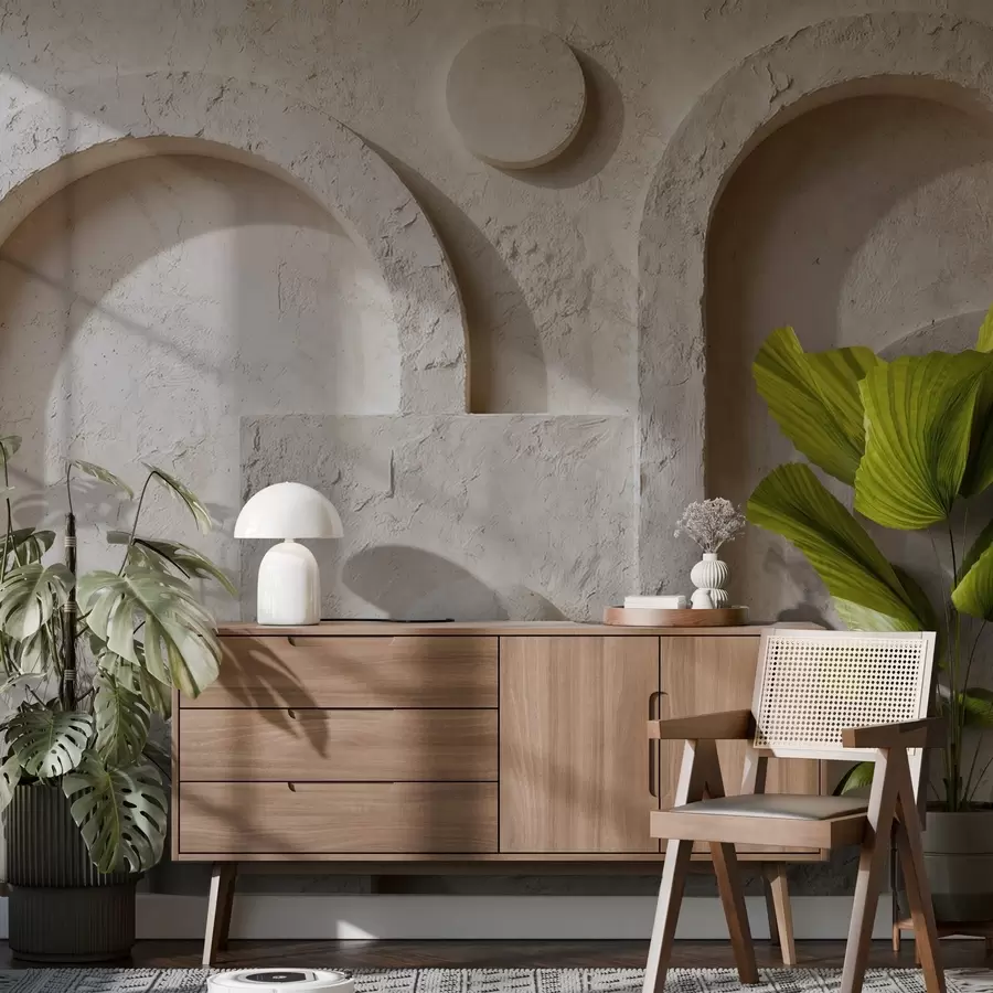 Fototapetai Tūrinė geometrija iš betono w05186