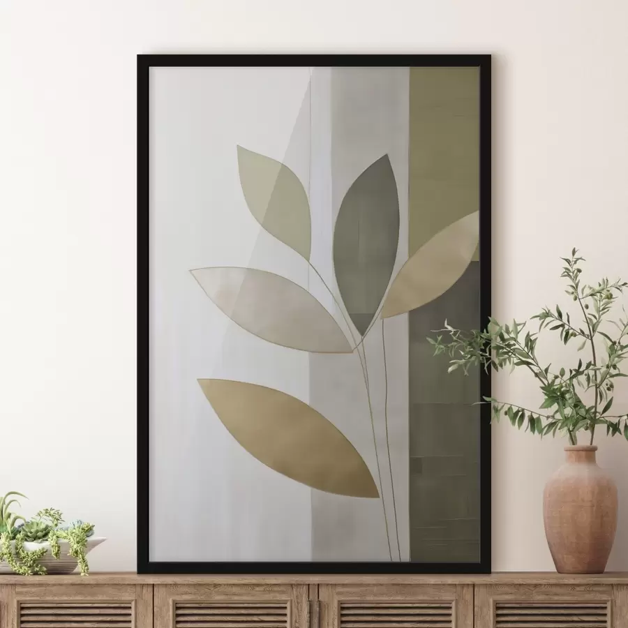 Fototapetai Abstrakcija su lapais f47713