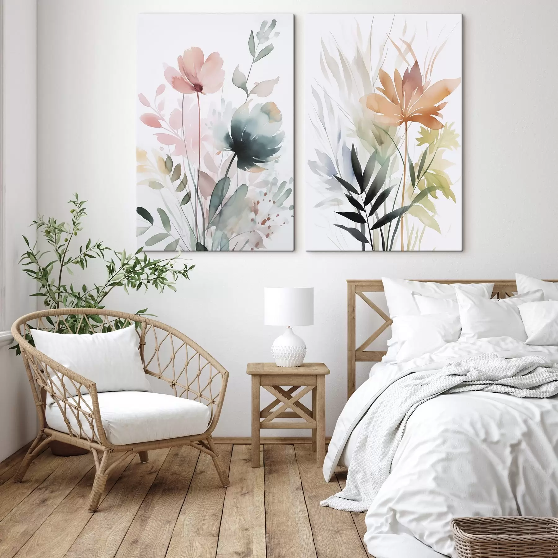 Paveikslėlis Augmenijos imitacija akvarele m01297