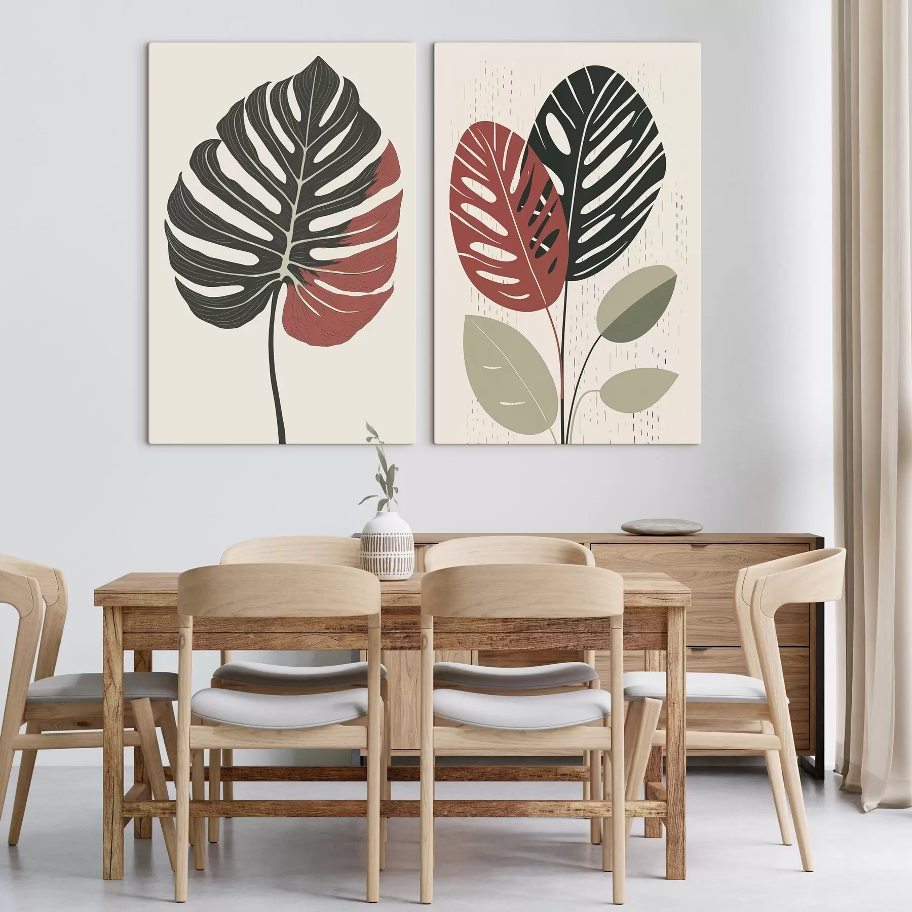 Paveikslėlis Atogrąžų lapai m01298