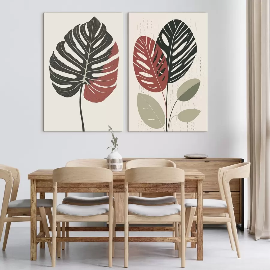 Paveikslėlis Atogrąžų lapai m01298