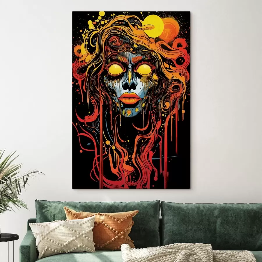 Paveikslėlis Ryškus abstraktus portretas s47738