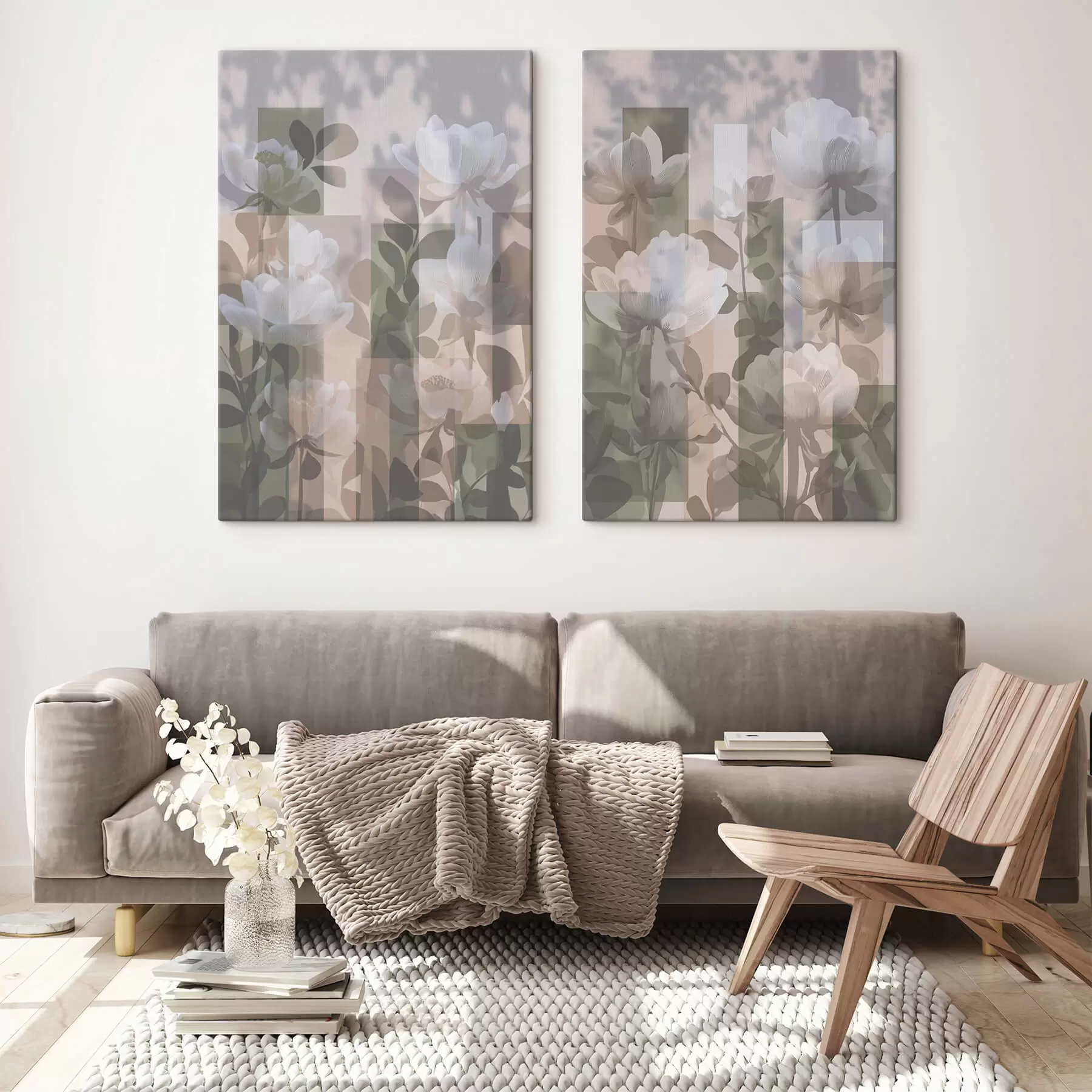 Paveikslėlis Abstrakcija su gėlėmis m01268