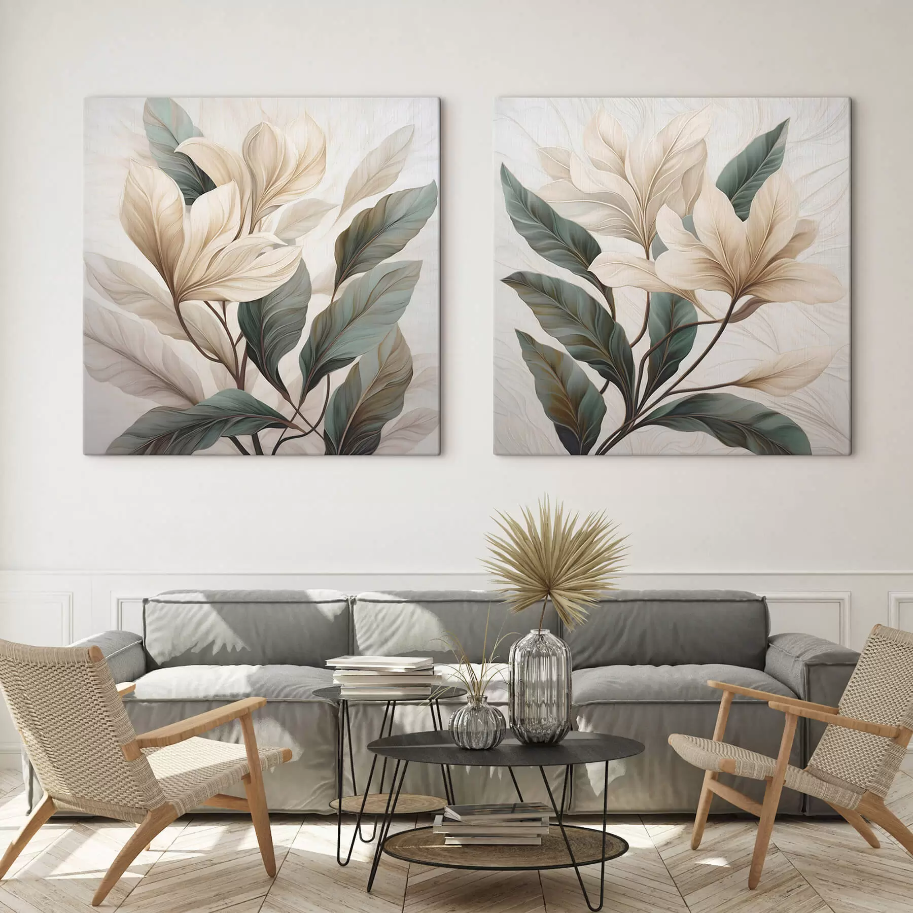 Paveikslėlis Gėlės su lapais m01271