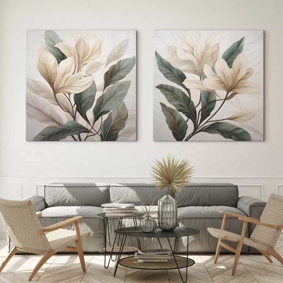 Paveikslėlis Gėlės su lapais m01271