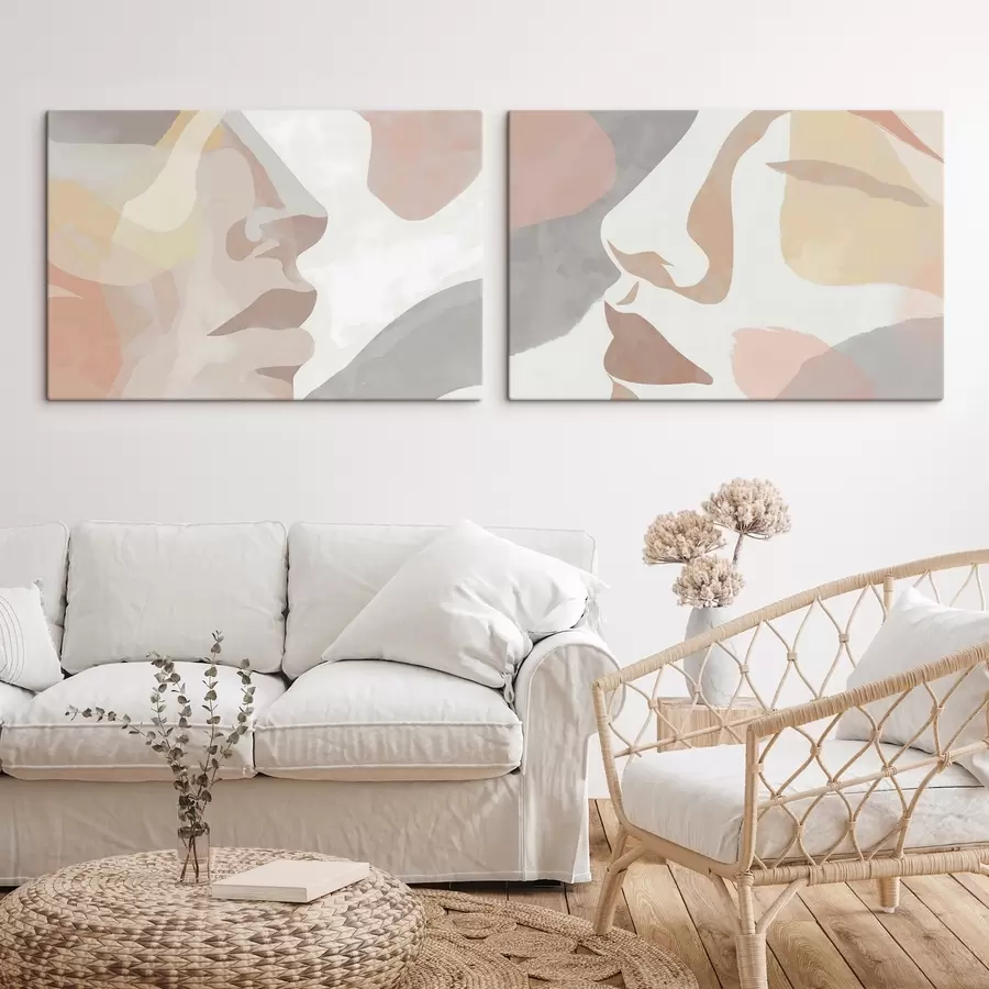 Paveikslėlis Abstrakčios minimalistinės veido bruožai m01275