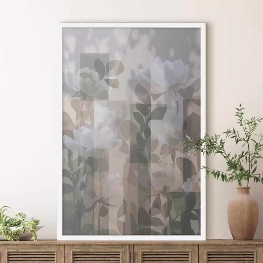 Fototapetai Abstrakcija su gėlėmis f47660