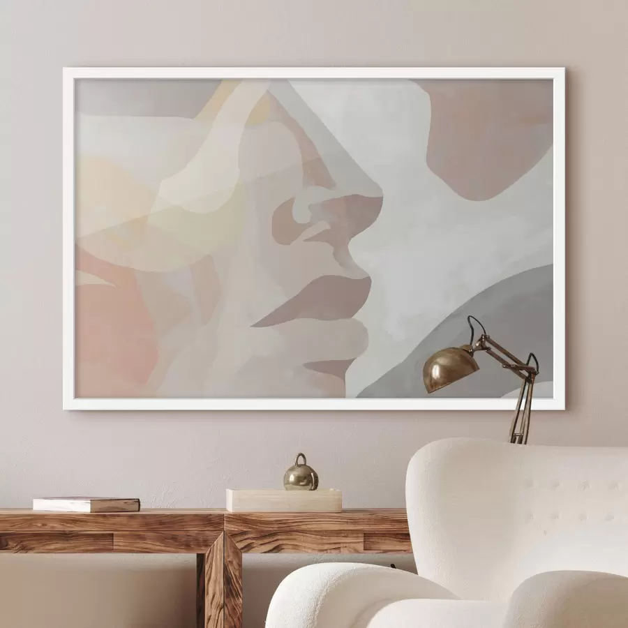 Fototapetai Abstraktus minimalistinis veidas f47774