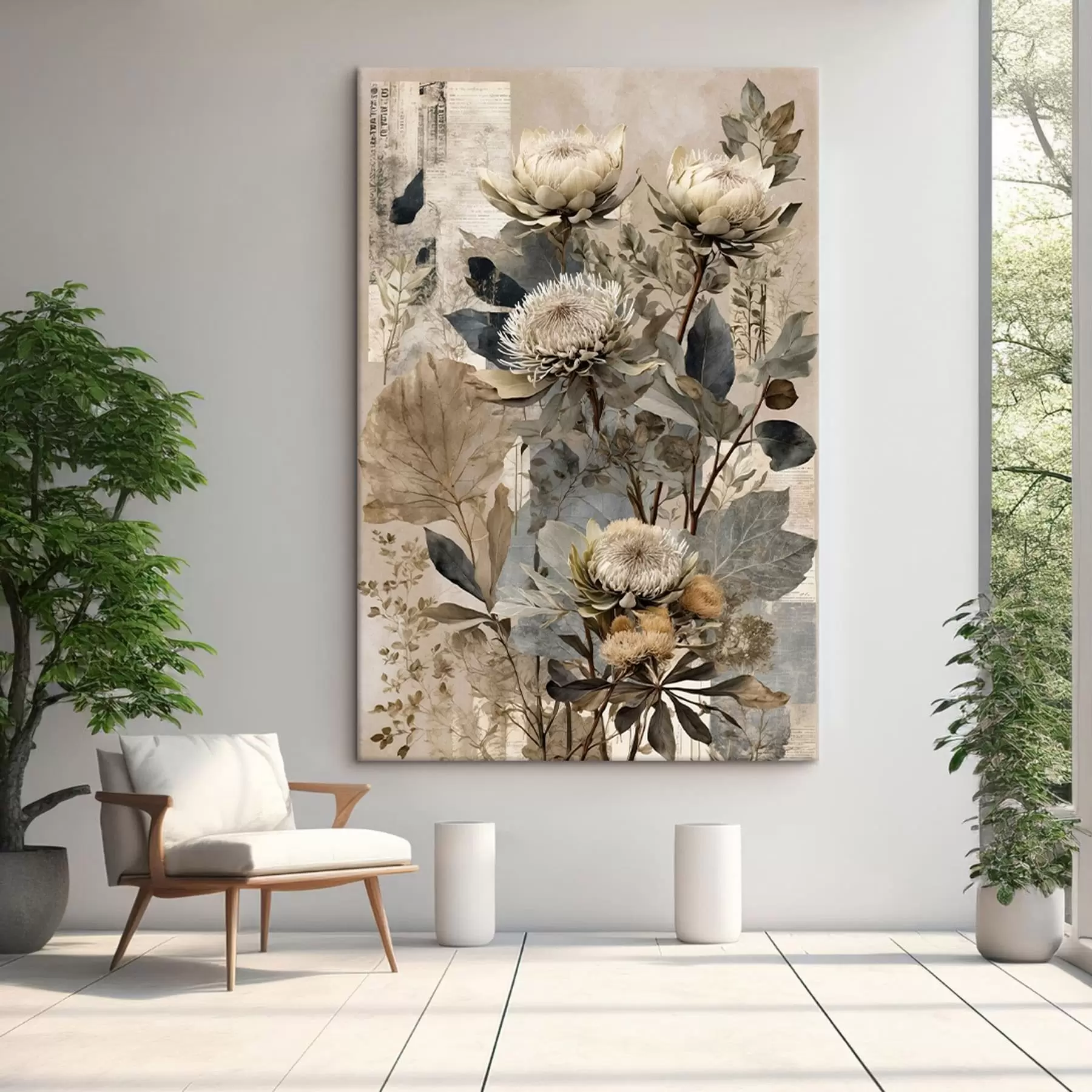 Paveikslėlis Botaninė kompozicija prislopintais atspalviais s47755