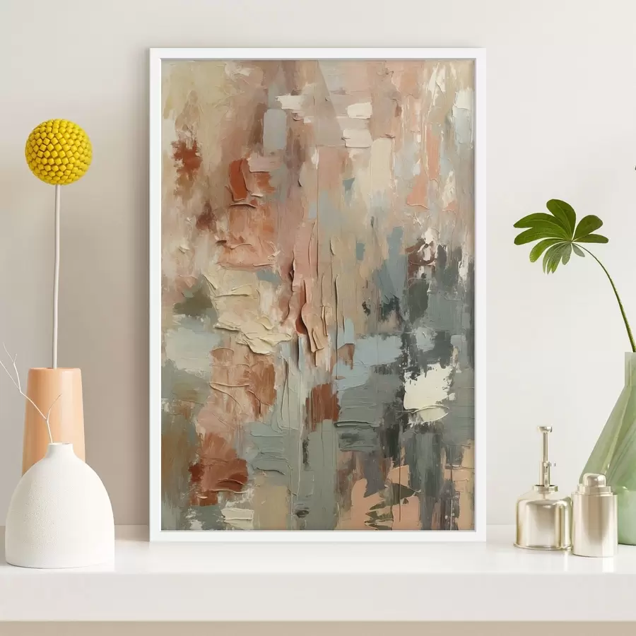 Fototapetai Tekstūruoti potėpiai mišrių pastelių atspalvių f47754