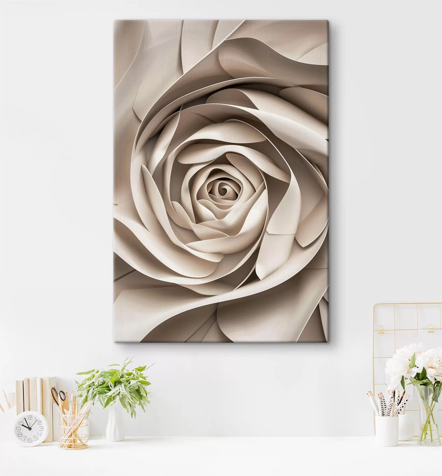 Paveikslėlis Didelė abstrakti rožė s47825