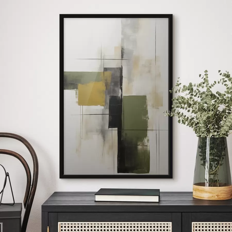 Fototapetai Abstrakti geometrinė kompozicija f47813