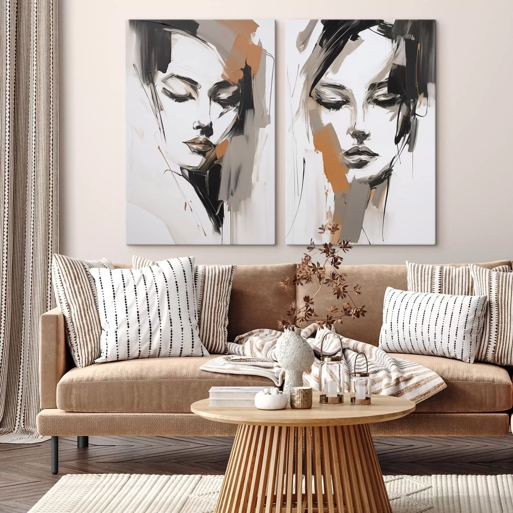 Paveikslėlis Abstraktus merginos portretas m30004