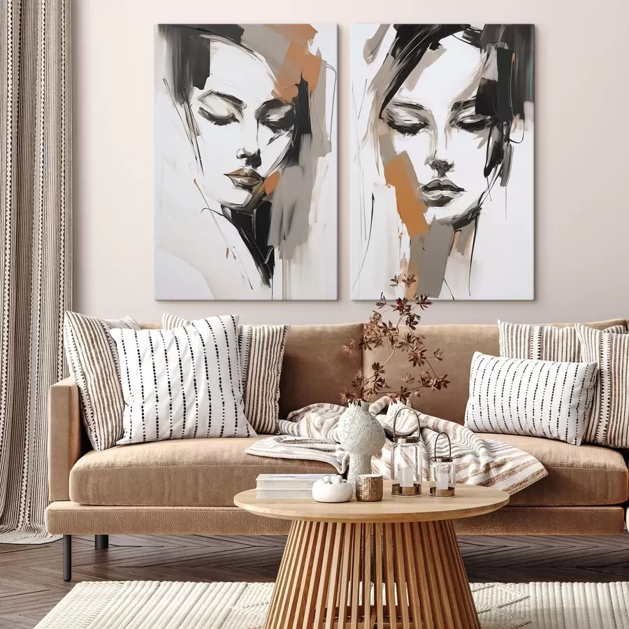 Paveikslėlis Abstraktus merginos portretas m30004