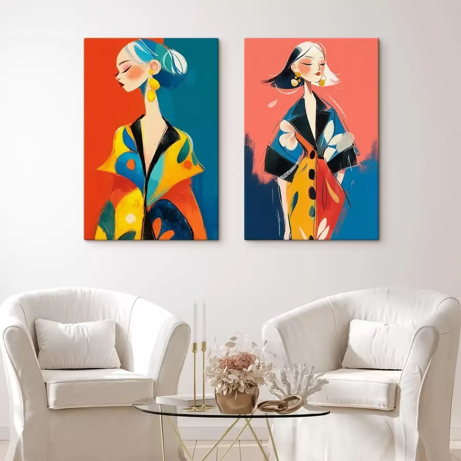 Paveikslėlis Mados moters portretas m30014