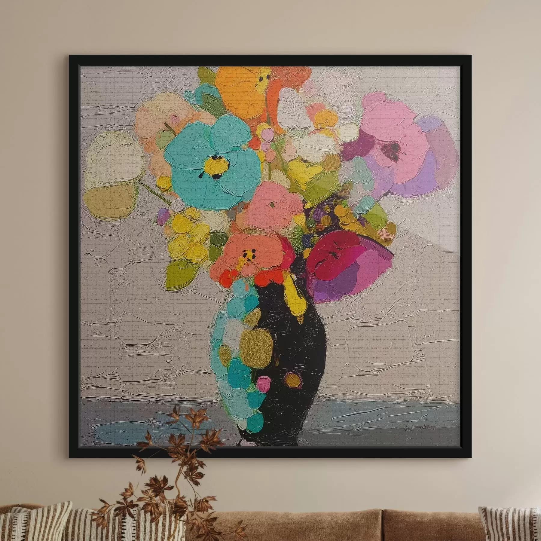 Fototapetai Gėlių kompozicija vazoje f47826